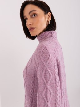 Sweter AT-SW-2355-2.19P jasny fioletowy