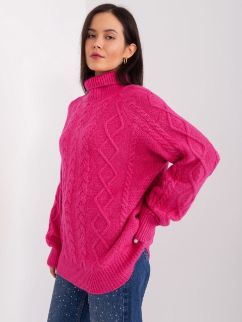 Sweter AT-SW-2355-2.30X fuksjowy Sweter AT-SW-2355-2.30X fuksjowy