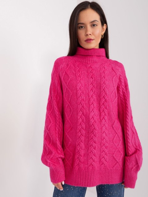 Sweter AT-SW-2355-2.30X fuksjowy Sweter AT-SW-2355-2.30X fuksjowy