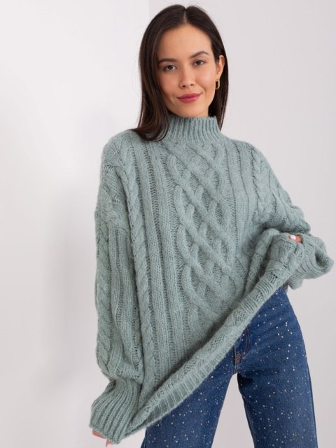 Sweter AT-SW-2363-2.04P mietowy Sweter AT-SW-2363-2.04P mietowy