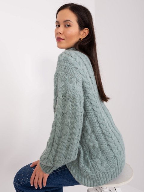 Sweter AT-SW-2363-2.04P mietowy Sweter AT-SW-2363-2.04P mietowy