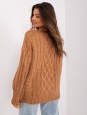 Sweter AT-SW-2363-2.11P camelowy