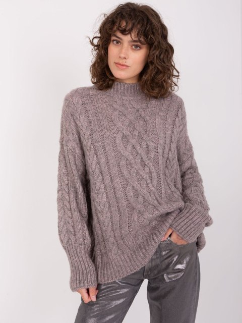 Sweter AT-SW-2363-2.30 ciemny szary Sweter AT-SW-2363-2.30 ciemny szary