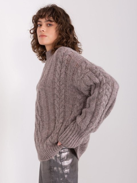 Sweter AT-SW-2363-2.30 ciemny szary Sweter AT-SW-2363-2.30 ciemny szary