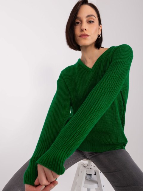 Sweter BA-SW-8029.75P ciemny zielony Sweter BA-SW-8029.75P ciemny zielony