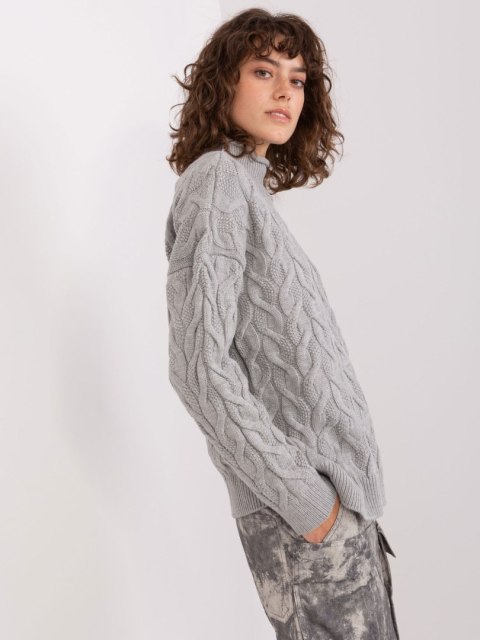 Sweter BA-SW-8038.28P szary Sweter BA-SW-8038.28P szary