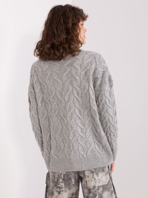 Sweter BA-SW-8038.28P szary Sweter BA-SW-8038.28P szary
