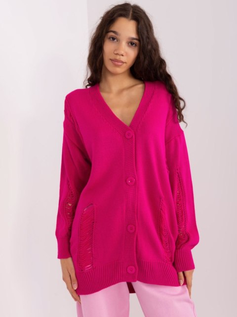 Sweter BA-SW-8042-1.23 fuksjowy Sweter BA-SW-8042-1.23 fuksjowy
