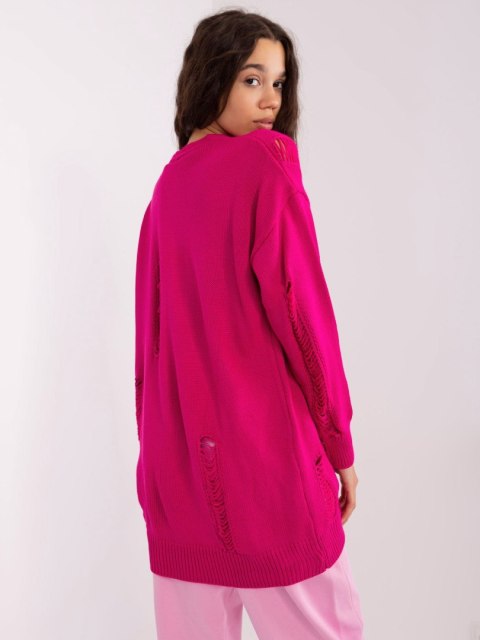 Sweter BA-SW-8042-1.23 fuksjowy Sweter BA-SW-8042-1.23 fuksjowy