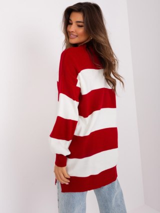Sweter TO-SW-1311.09 bordowy