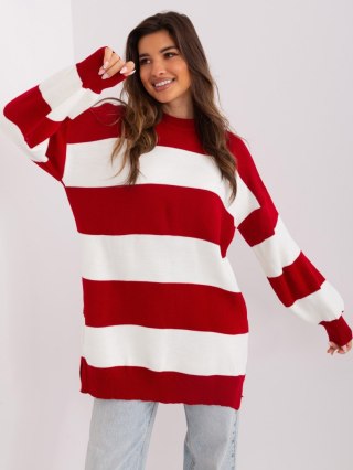 Sweter TO-SW-1311.09 bordowy