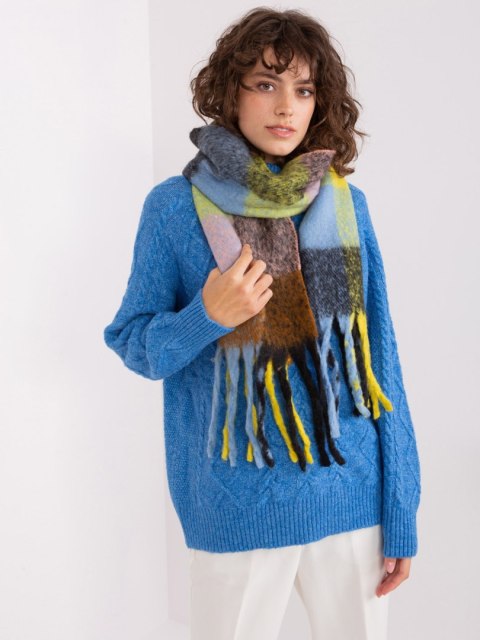 Szalik AT-SZ-2311501.90 czarno-żółty Szalik AT-SZ-2311501.90 czarno-żółty