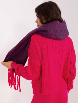 Szalik AT-SZ-23125.75 granatowo-czerwony