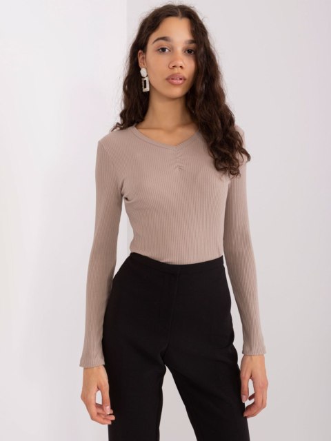 Bluzka RV-BZ-9210.73 ciemny bezowy L/XL