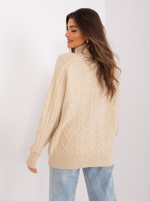Sweter AT-SW-2355-2.12P beżowy Sweter AT-SW-2355-2.12P beżowy