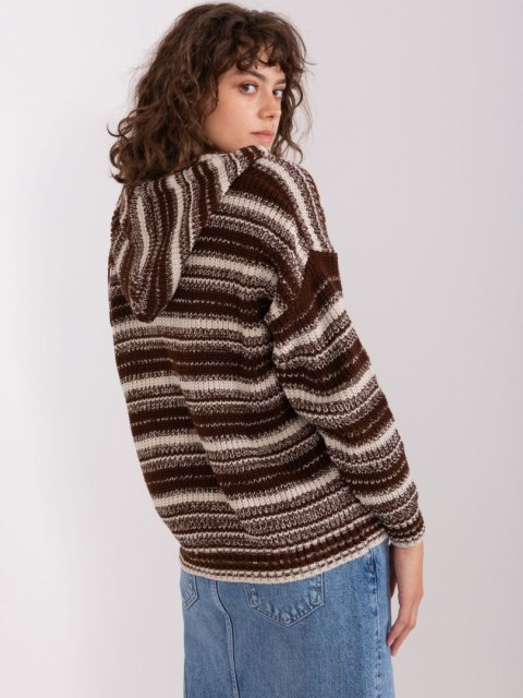 Sweter BA-SW-8000.51P ciemny brązowy Sweter BA-SW-8000.51P ciemny brązowy