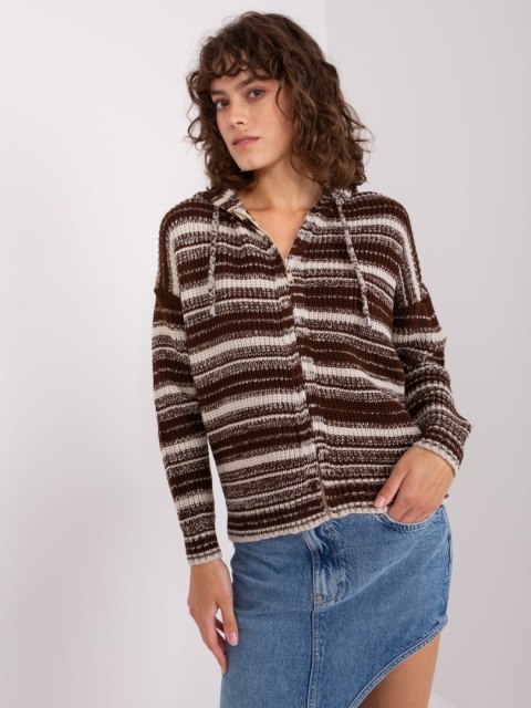 Sweter BA-SW-8000.51P ciemny brązowy Sweter BA-SW-8000.51P ciemny brązowy