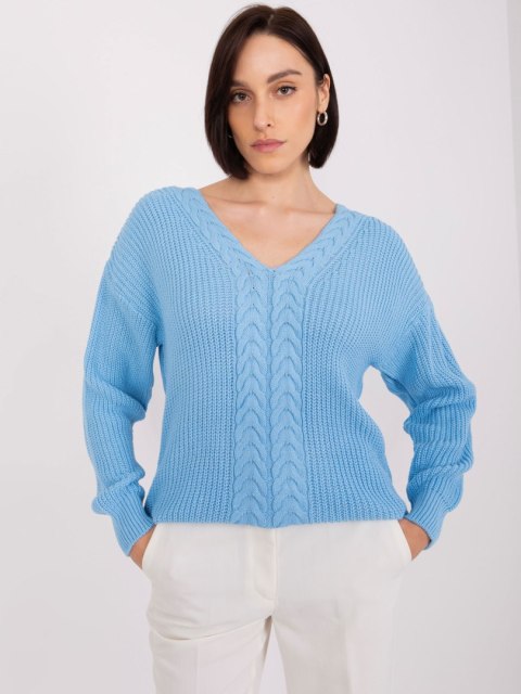 Sweter BA-SW-8028.32 jasny niebieski Sweter BA-SW-8028.32 jasny niebieski