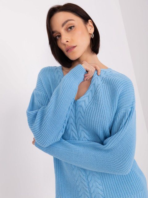 Sweter BA-SW-8028.32 jasny niebieski Sweter BA-SW-8028.32 jasny niebieski