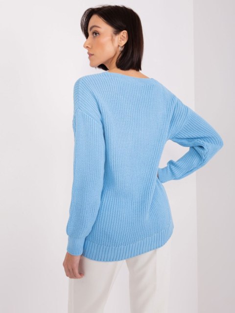 Sweter BA-SW-8028.32 jasny niebieski Sweter BA-SW-8028.32 jasny niebieski