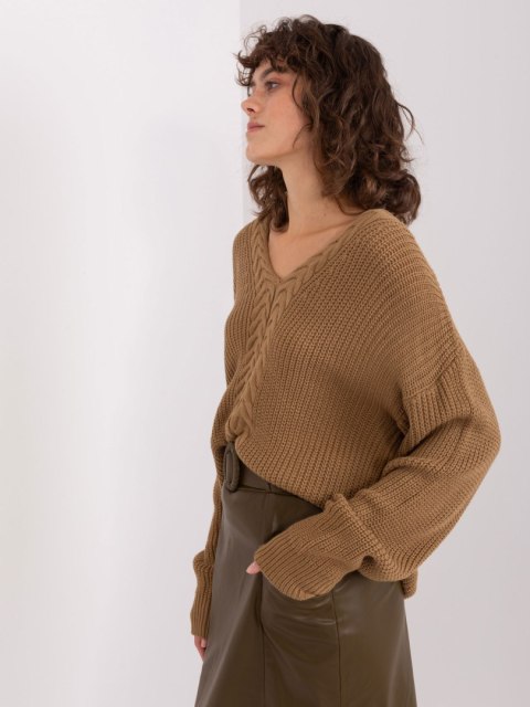 Sweter BA-SW-8028.36P camelowy Sweter BA-SW-8028.36P camelowy