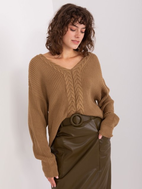 Sweter BA-SW-8028.36P camelowy Sweter BA-SW-8028.36P camelowy