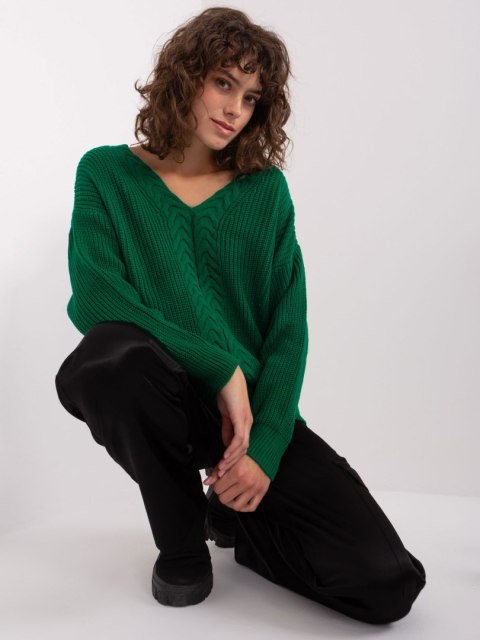 Sweter BA-SW-8028.36P ciemny zielony Sweter BA-SW-8028.36P ciemny zielony