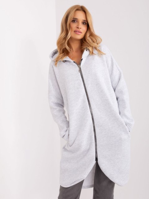 Bluza RV-BL-4858-1.99P jasny szary S/M Bluza RV-BL-4858-1.99P jasny szary S/M