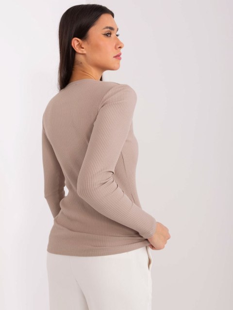 Bluzka RV-BZ-9211.26X ciemny bezowy S/M Bluzka RV-BZ-9211.26X ciemny bezowy S/M