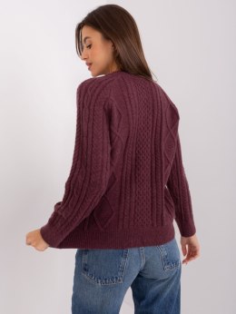 Sweter AT-SW-2346-2.99P ciemny fioletowy