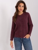 Sweter AT-SW-2346-2.99P ciemny fioletowy