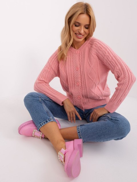 Sweter AT-SW-2346-2.99P jasny różowy Sweter AT-SW-2346-2.99P jasny różowy
