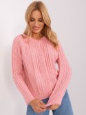 Sweter AT-SW-2346-2.99P jasny różowy