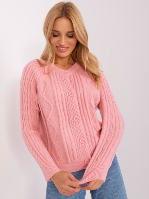 Sweter AT-SW-2346-2.99P jasny różowy Sweter AT-SW-2346-2.99P jasny różowy