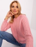 Sweter AT-SW-2346-2.99P jasny różowy