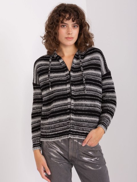 Sweter BA-SW-8000.56P szaro-czarny Sweter BA-SW-8000.56P szaro-czarny