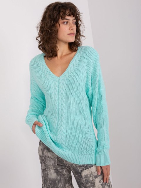 Sweter BA-SW-8028.36P mietowy Sweter BA-SW-8028.36P mietowy