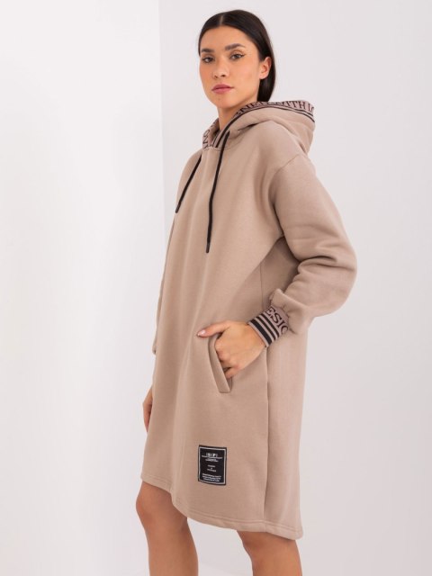 Tunika RV-TU-9224.95P ciemny bezowy L/XL Tunika RV-TU-9224.95P ciemny bezowy L/XL