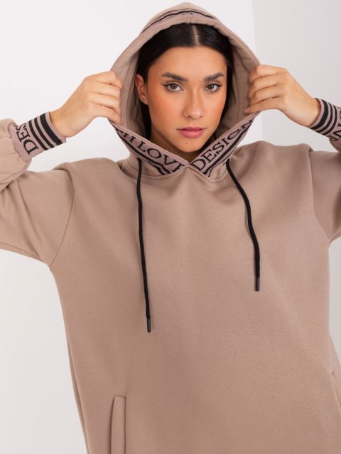 Tunika RV-TU-9224.95P ciemny bezowy L/XL Tunika RV-TU-9224.95P ciemny bezowy L/XL