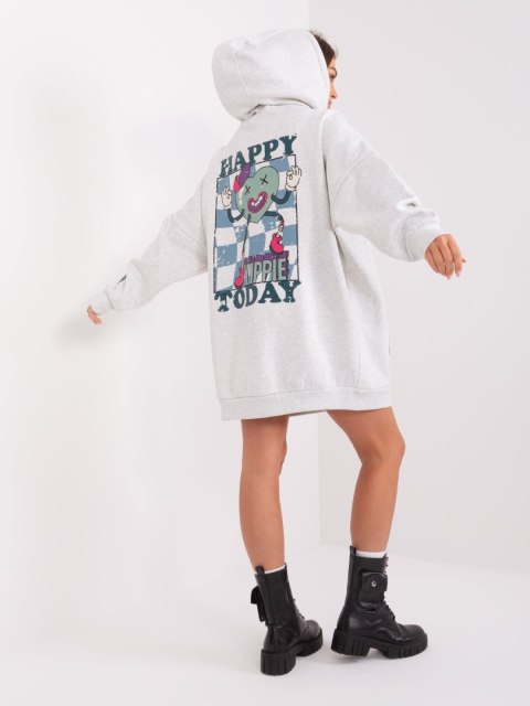 Bluza D10606BA02406D2 jasny szary S/M Bluza D10606BA02406D2 jasny szary S/M