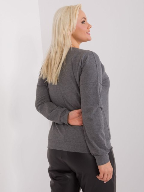 Bluzka RV-BZ-9258.22 ciemny szary Bluzka RV-BZ-9258.22 ciemny szary