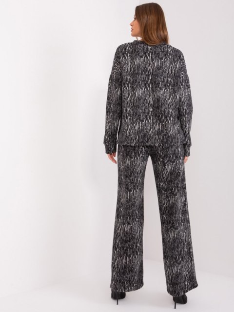 Komplet LK-KMPL-509464-2.21 szaro-czarny L/XL