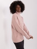 Sweter AT-SW-23401.97P ciemny różowy