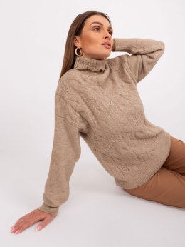Sweter AT-SW-23401.97P jasny brązowy