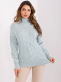Sweter AT-SW-23401.97P mietowy