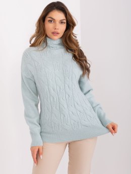 Sweter AT-SW-23401.97P mietowy