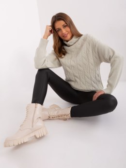 Sweter AT-SW-23401.97P pistacjowy