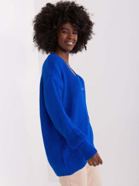 Sweter BA-SW-0321.68P kobaltowy Sweter BA-SW-0321.68P kobaltowy