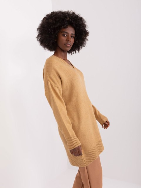 Sweter BA-SW-0577.02P camelowy Sweter BA-SW-0577.02P camelowy