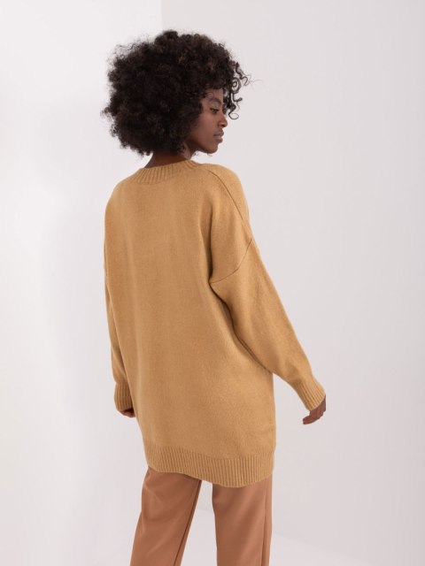Sweter BA-SW-0577.02P camelowy Sweter BA-SW-0577.02P camelowy